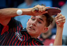 Chancenlos gegen den Champions-League-Sieger – ASC Grünwettersbach unterliegt in der TTBL Saarbrücken-TT mit 1:3